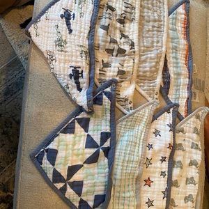 Like new! 8 Muslim bandana bibs by Aden and Anais